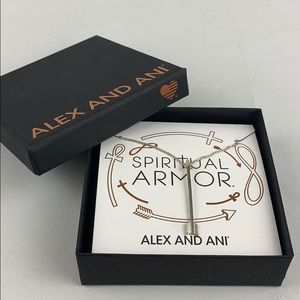 Alex and Ani Arrow Adjustable Necklace 21”